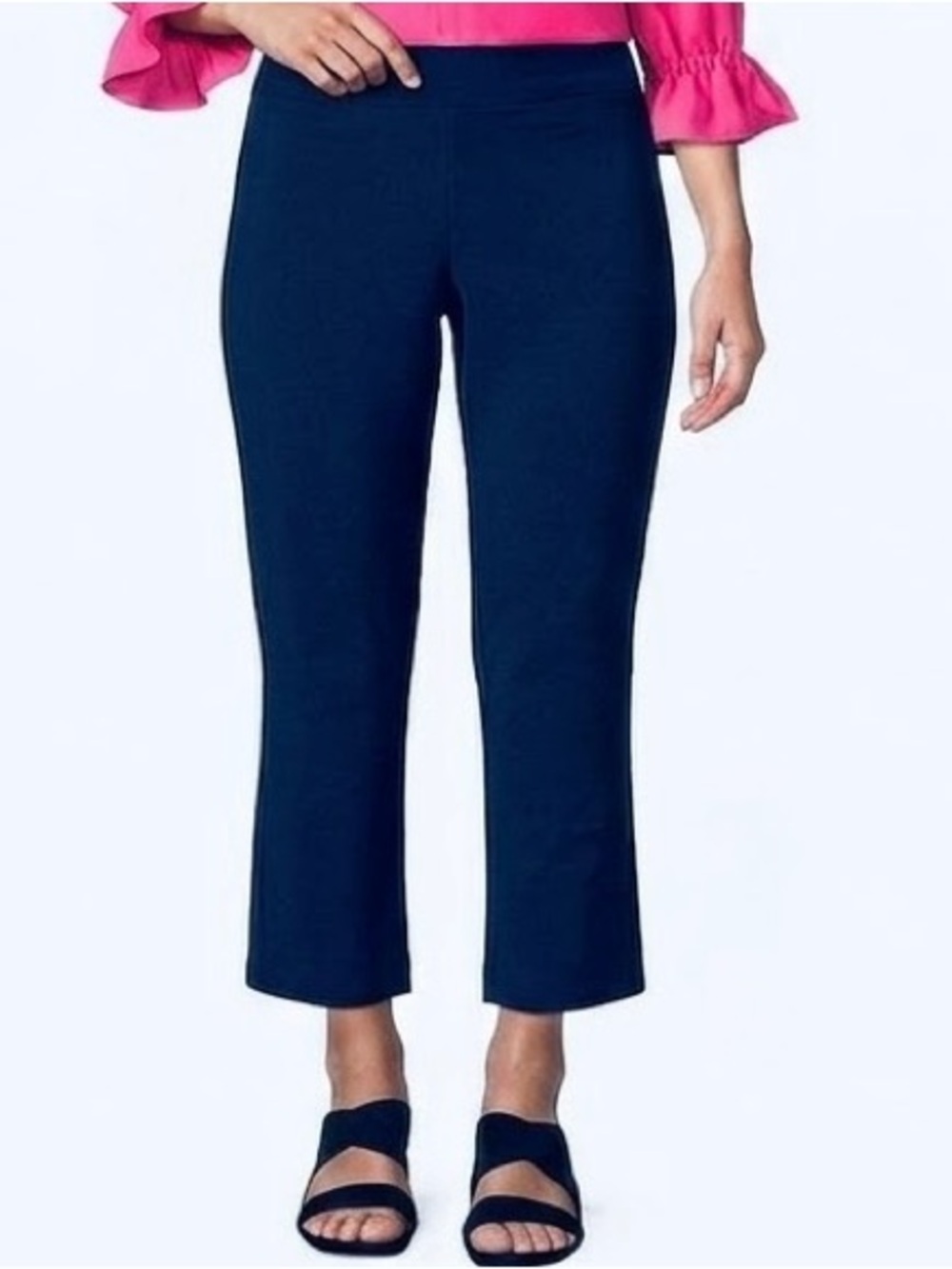 INVESTMENTS Park Ave Fit Elite Stretch Pull-On Ankle Straight Pants — LHP